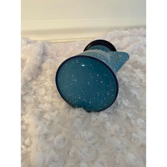 Small Splatter Paint Blue/White Coffee Pot - Picture 4 of 4